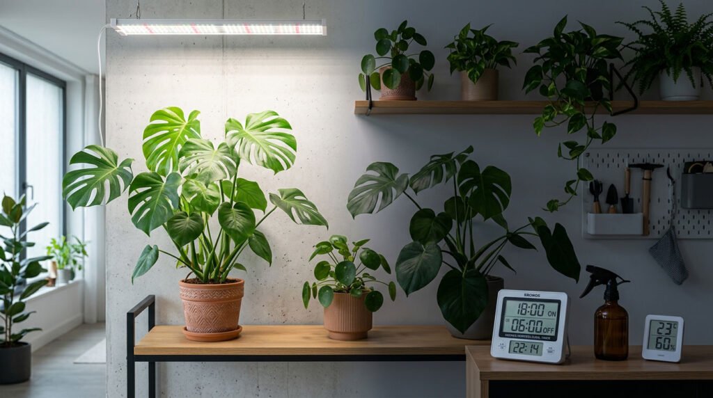 cycle éclairage LED plantes intérieur durée lumière jour nuit culture indoor