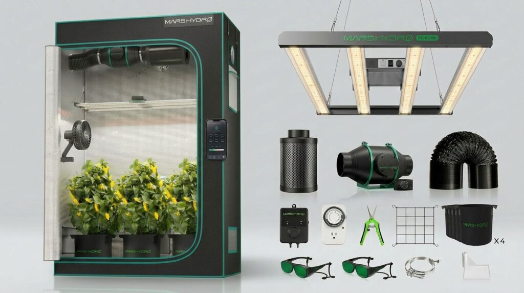 kit tente de culture  Mars Hydro (100x100x180cm)