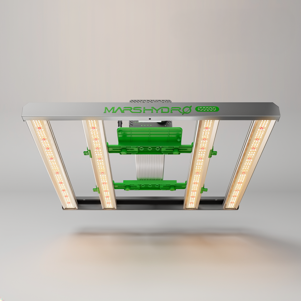 Lampe horticole LED Mars Hydro FC3000 pour culture intérieure avec spectre complet et haute efficacité lumineuse