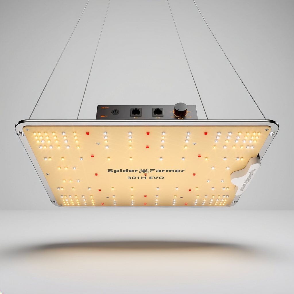 Lampe horticole LED Spider Farmer SF1000 avec diodes Samsung LM301H EVO pour culture intérieure