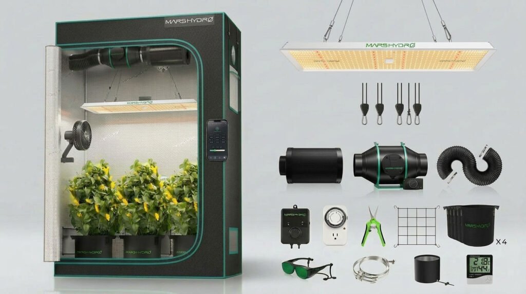 kit tente de culture Mars Hydro (120x60x180cm)